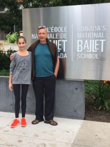 Summer Student Tour 2017 - Mr. Carney with Isabella