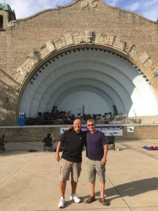 Summer Student Tour 2017 - Mr. Carney with Nigel Burgoine