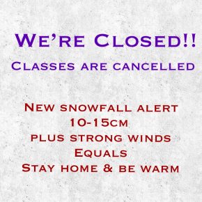 School is closed Tues Jan 14
